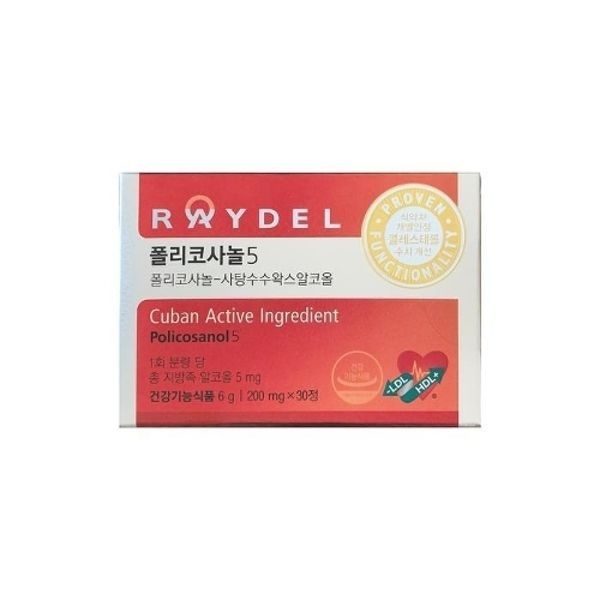 레이델 폴리코사놀 5 200mg x 30정 X 18개 - SAO -