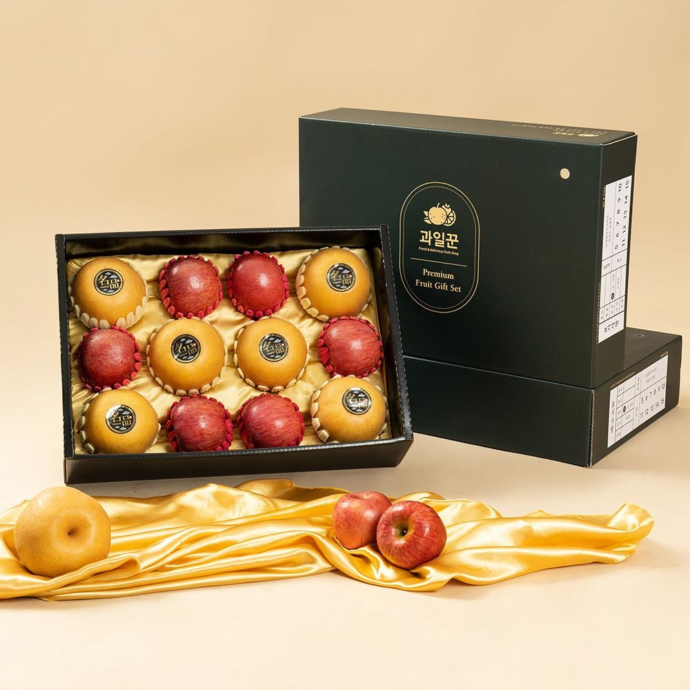 [온마음추석][명절선물] 사과배 혼합 과일선물세트 3호(6kg 사과6/배6)