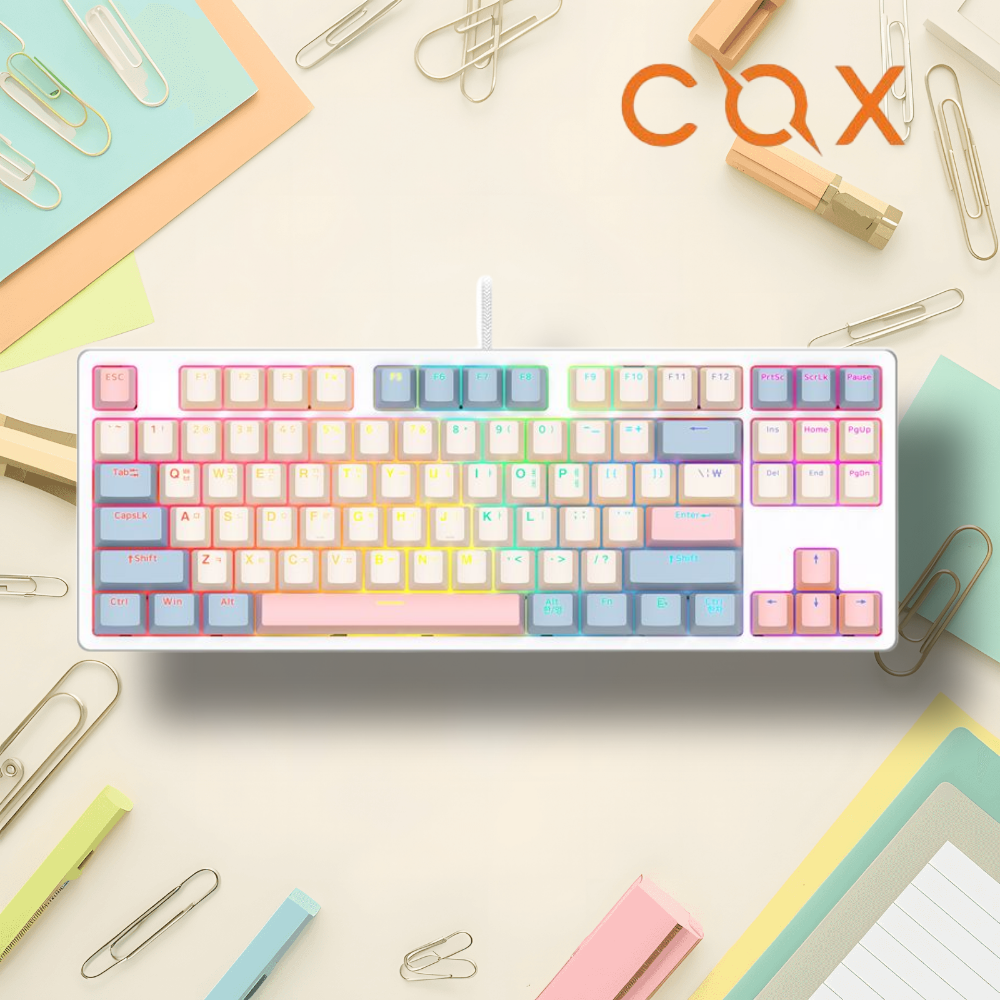 콕스 카일광축 텐키리스 CY87K V2 하이퍼 나노 게이밍 키보드