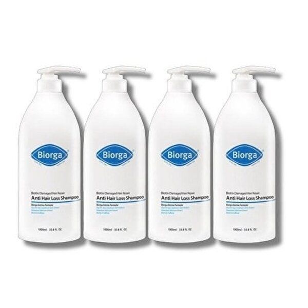 [셀러허브 생활리빙]바이오가 바이오틴 손상모발 머리수북 샴푸 1000ml 4개 (38023690)