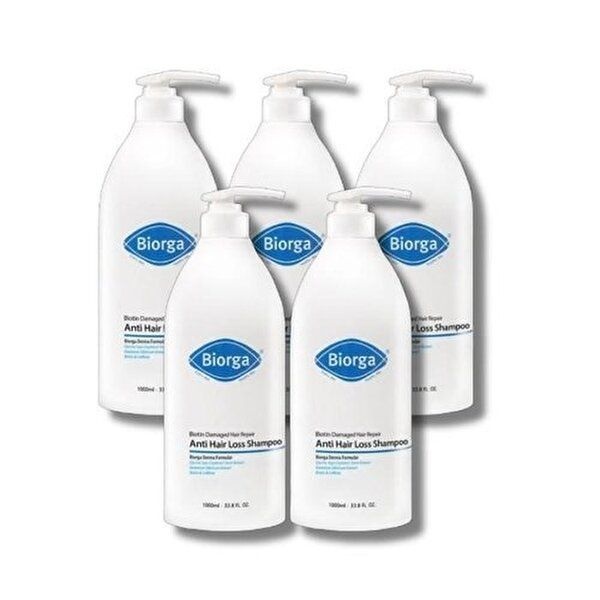 [셀러허브 생활리빙]바이오가 바이오틴 손상모발 머리수북 샴푸 1000ml 5개 (38023691)
