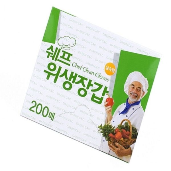 ( )위생비닐장갑 200매 주방잡화 일회용비닐장갑 1회용장갑