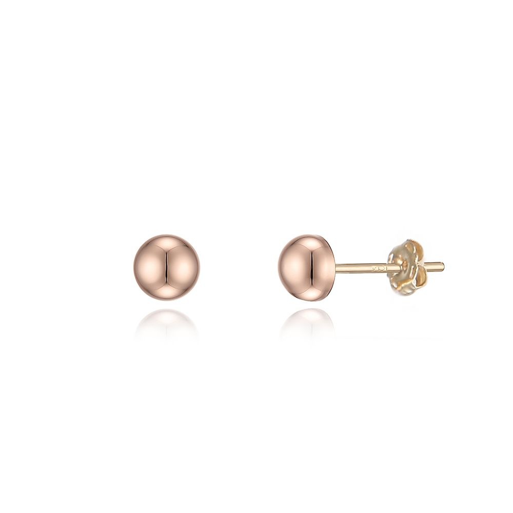 [롯데백화점] 로이드 [GB] 라운드하프볼 4mm 14K GOLD 귀걸이 LPFL3007G