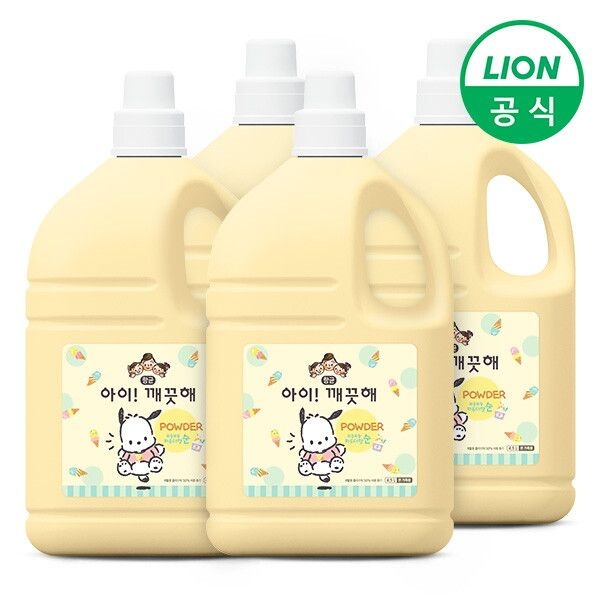[아이깨끗해] LOI  포차코 에디션 순 4.5L 4개 대용량 리필 핸드워시 손세정제