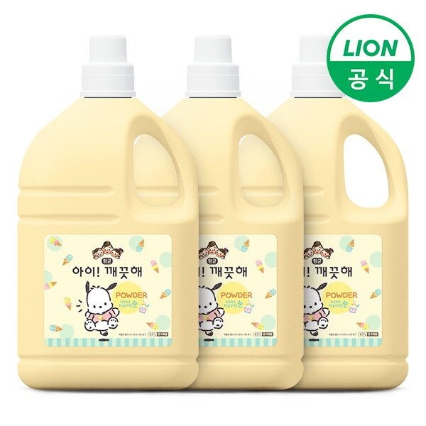 [아이깨끗해] LOI  포차코 에디션 순 4.5L 3개 대용량 리필 핸드워시 손세정제