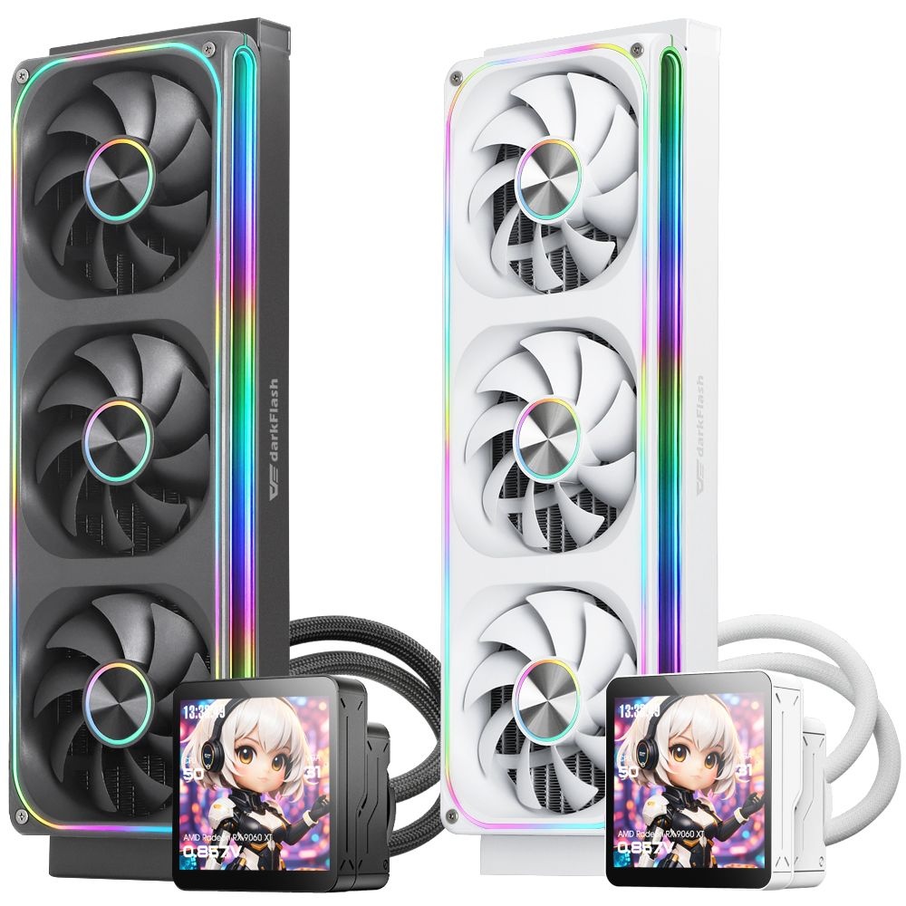 darkFlash WAVE DV360S MAX ARGB 디스플레이 (화이트)
