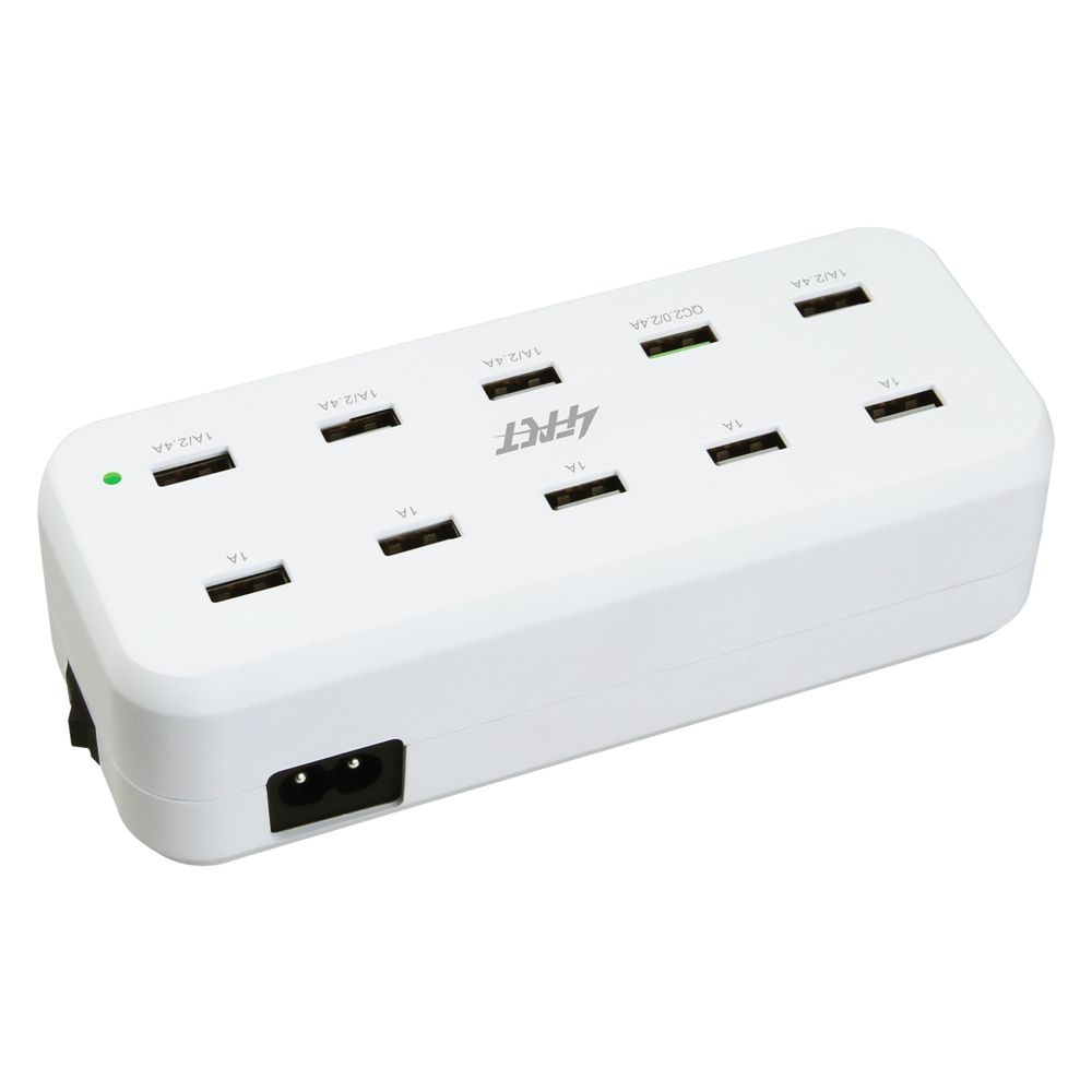 [오늘출발] 포팩트 MCP-10 USB 멀티 10포트 AC충전기 (화이트)