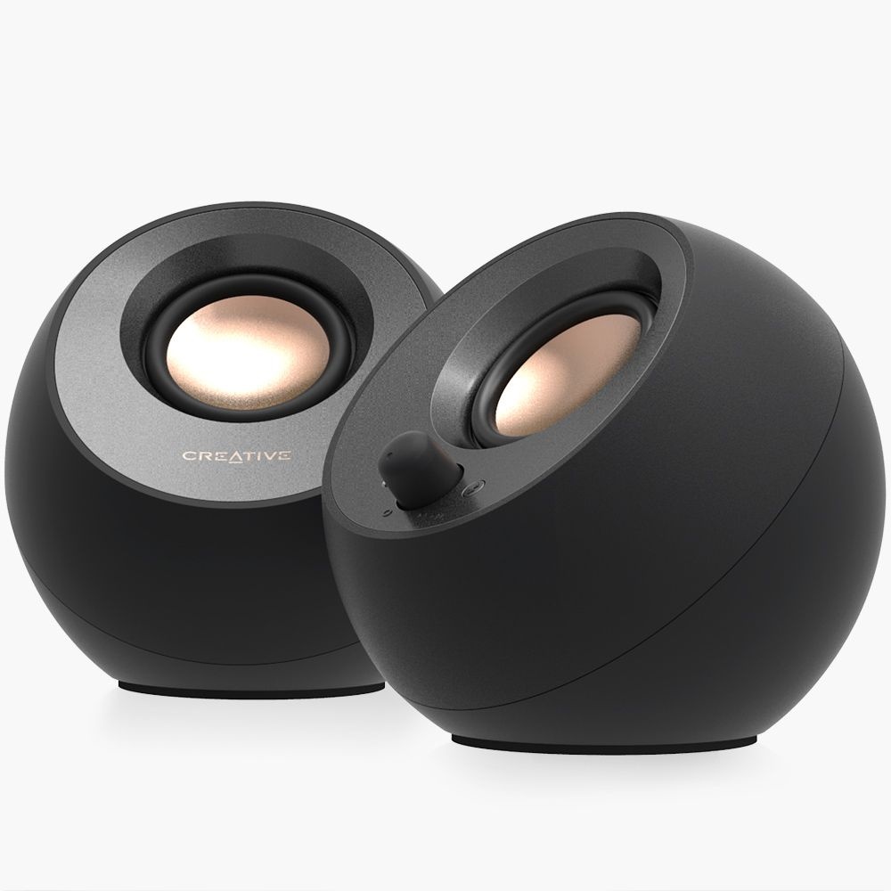 [오늘출발] 크리에이티브 Creative PEBBLE V3 블루투스 5.0 스피커 (블랙, 정품)