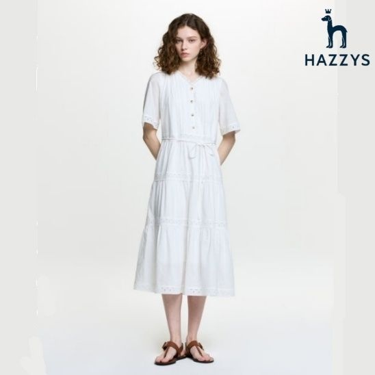 [26SS]레이스 믹스 아사 원피스 HSDR6B402