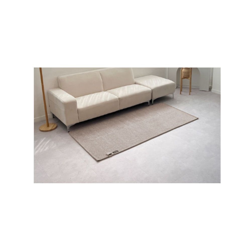 (현대Hmall) 사계절구들장 러그 카페트 매트 브라운 1인용 103x200cm 원난방
