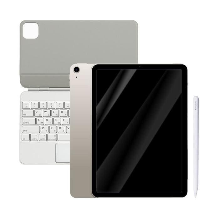 (현대Hmall) Apple 아이패드 에어 13 6세대 M2 스타라이트 128GB WiFi전용 MV293KH+펜슬프로+매직키보드 국내정품 Ss