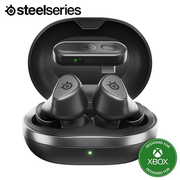 UnKnown 스틸시리즈 케이스 블루투스 이어폰 아크티스 게임버즈 무선 Arctis GameBuds 2.4G XBOX 엠엔웍스 블랙 Black 4079706