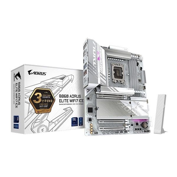 GIGABYTE B860 AORUS ELITE WIFI7 ICE 제이씨현 인텔B860ATX 4169265