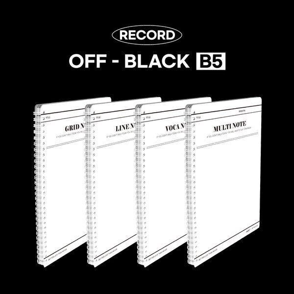 [교보문고] 마넷 오프블랙 스프링 노트 B5