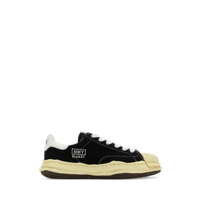 [하라]하라 메종 미하라 야스히로 블레이키 OG솔 캔버스 로우탑 스 A09FW732 BLACK