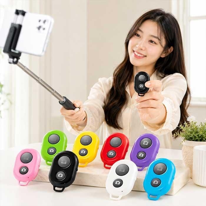 셀카봉 스마트폰 블루투스 리모컨