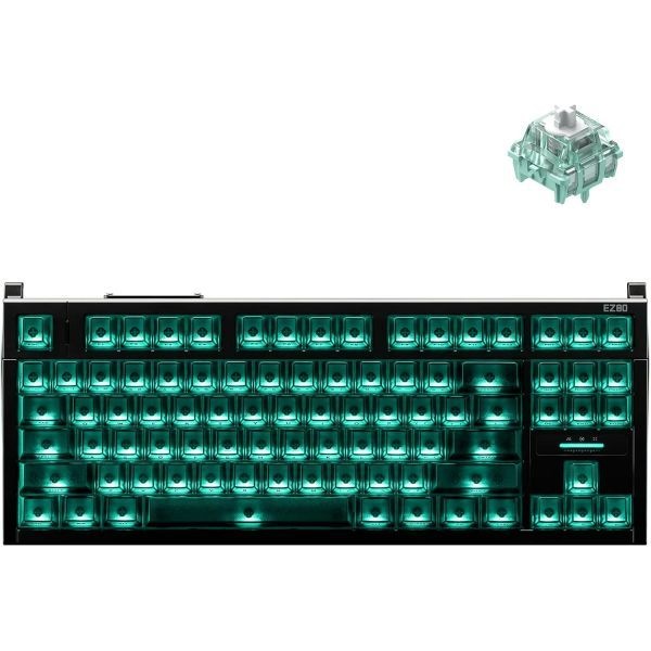 [해외] IQUNIX 아이큐닉스 EZ80 RS 마그네틱 스위치 홀 효과 게이밍 키보드 제이드 프로 312546