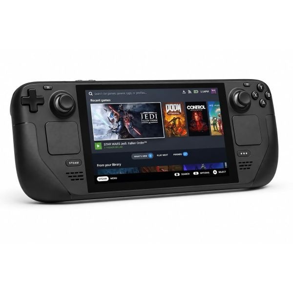[해외] 벨브 스팀덱 OLED 1TB SSD 16GB RAM 국제 버전 7.4인치 90Hz 1280 x 800px SteamOS 3.0 휴대용 게임 콘솔 217388