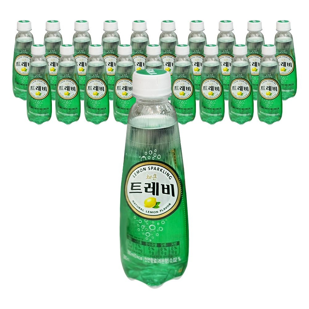 트레비 레몬 300ml 20입 스파클링 제로 무설탕 탕비실 사무실 음료