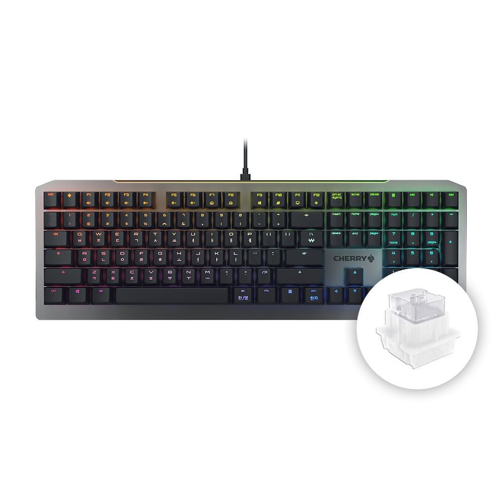 CHERRY [6월 체리콕] MV 3.0 VIOLA RGB 블랙 비올라 축
