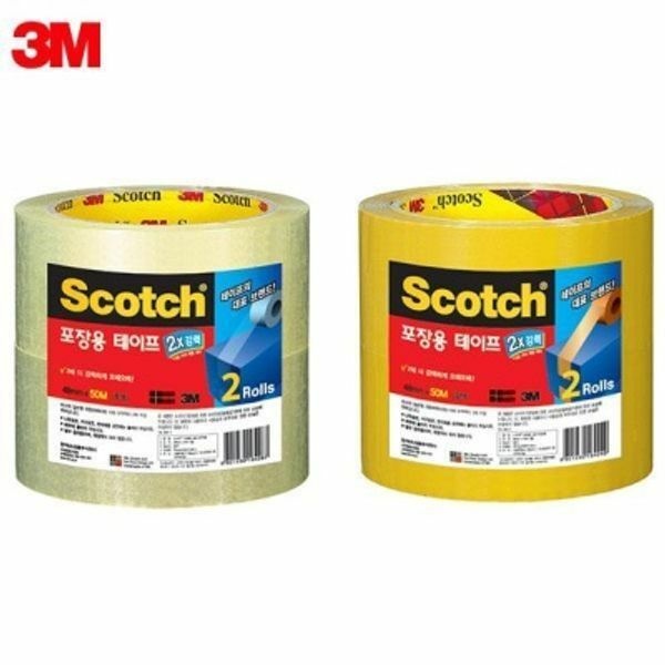 (현대Hmall) 3M 스카치 포장용 박스테이프 3615R-2 00031706-갈색