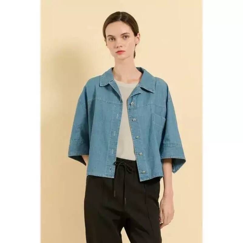 BCBG점G 오픈카라 데님 BLB5F7G470 1158691