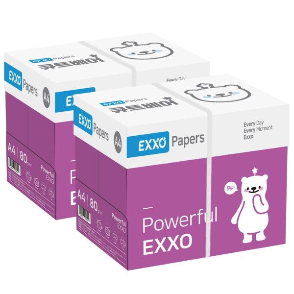 [엑소] 큐트베어 A4 복사용지(A4용지) 80g 2BOX(5000매) [G]