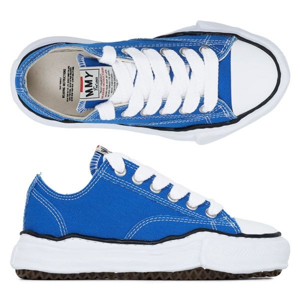 미하라야스히로 26SS CL블루 피터슨 OG 캔버스 스니커즈 A01FW702 CLBLUE