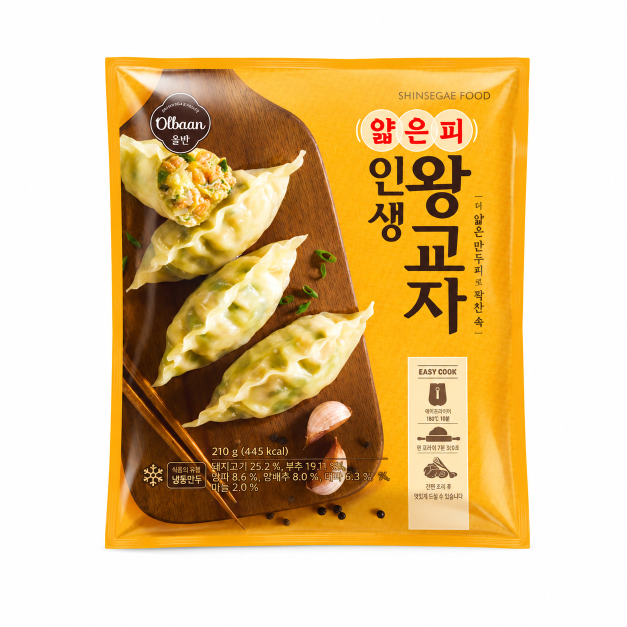 올반키친 얇은피 인생 왕교자 210g 10봉