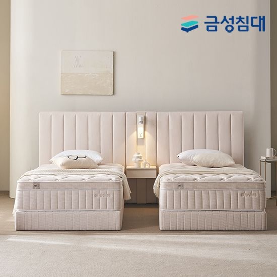 (현대Hmall) [금성침대] 루미에르 호텔형 침대 프레임+매트리스+패널1 트윈TW