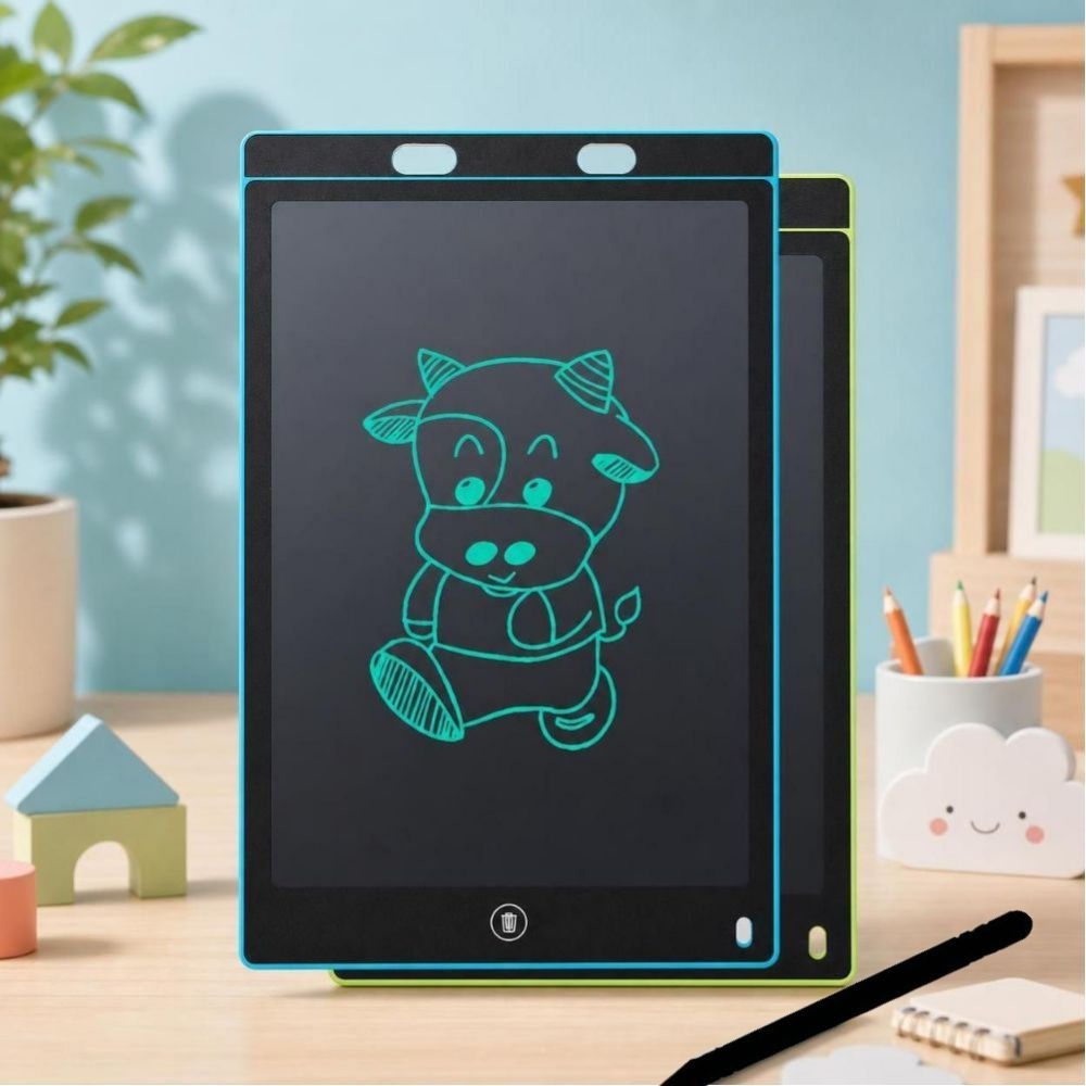 LCD 전자메모패드 12인치 전자노트 전자칠판 컬러메모보드 어린이 드로잉 메모장