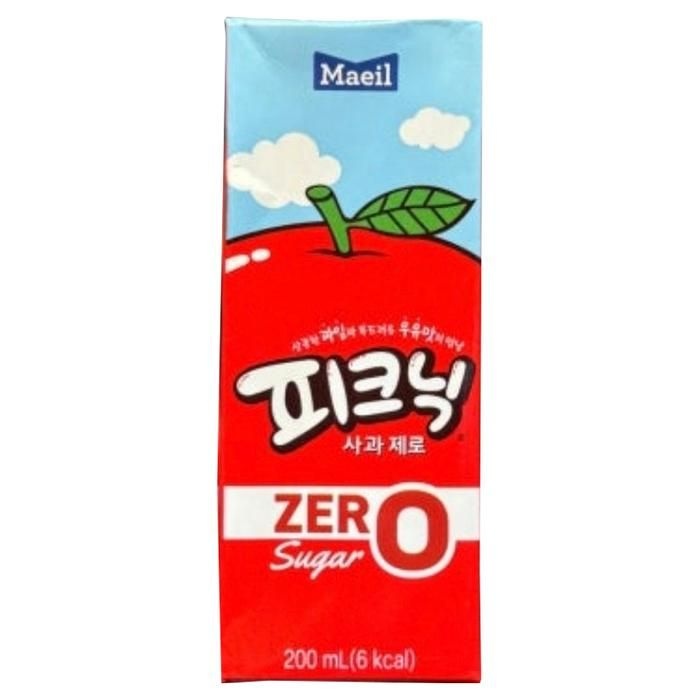 피크닉 제로 사과 200ml 48팩