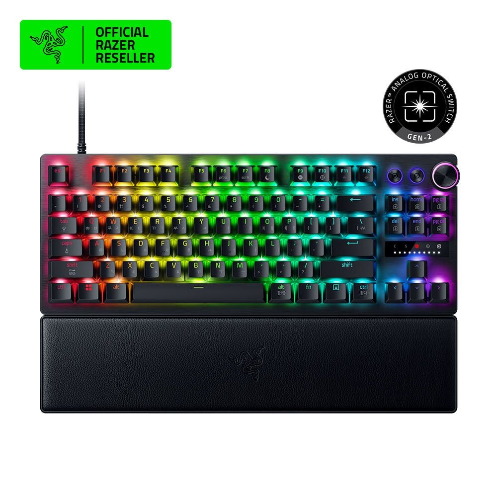 레이저코리아 Huntsman V3 Pro TKL 8KHz 게이밍 키보드 KR
