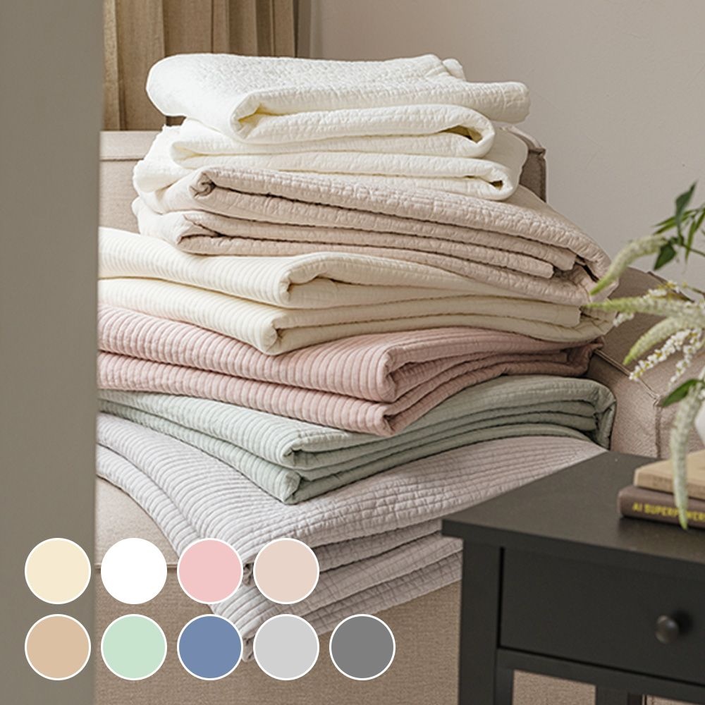 아망떼 타임리스 60수 아사 피그먼트 고정밴드 침대패드 SS/Q/K/LK 9colors
