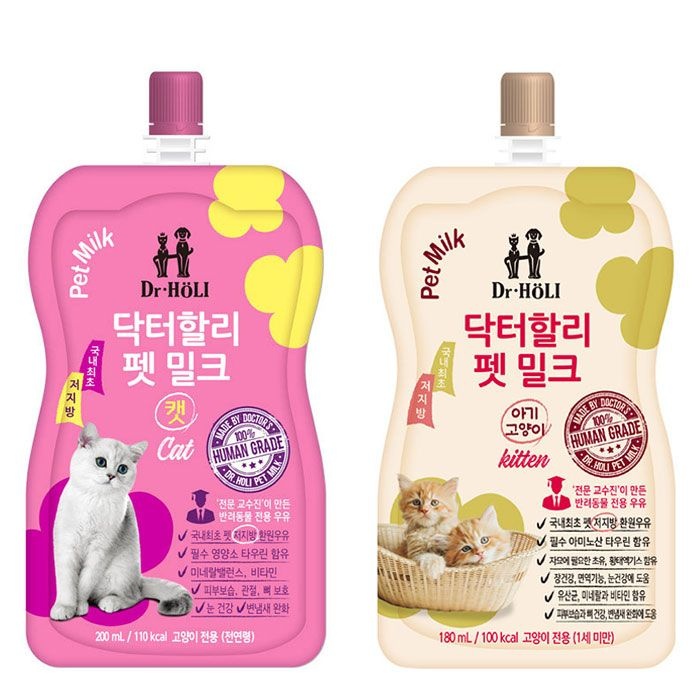 닥터할리 (현대Hmall) 닥터할리 펫밀크 200ml 10개입 고양이전용