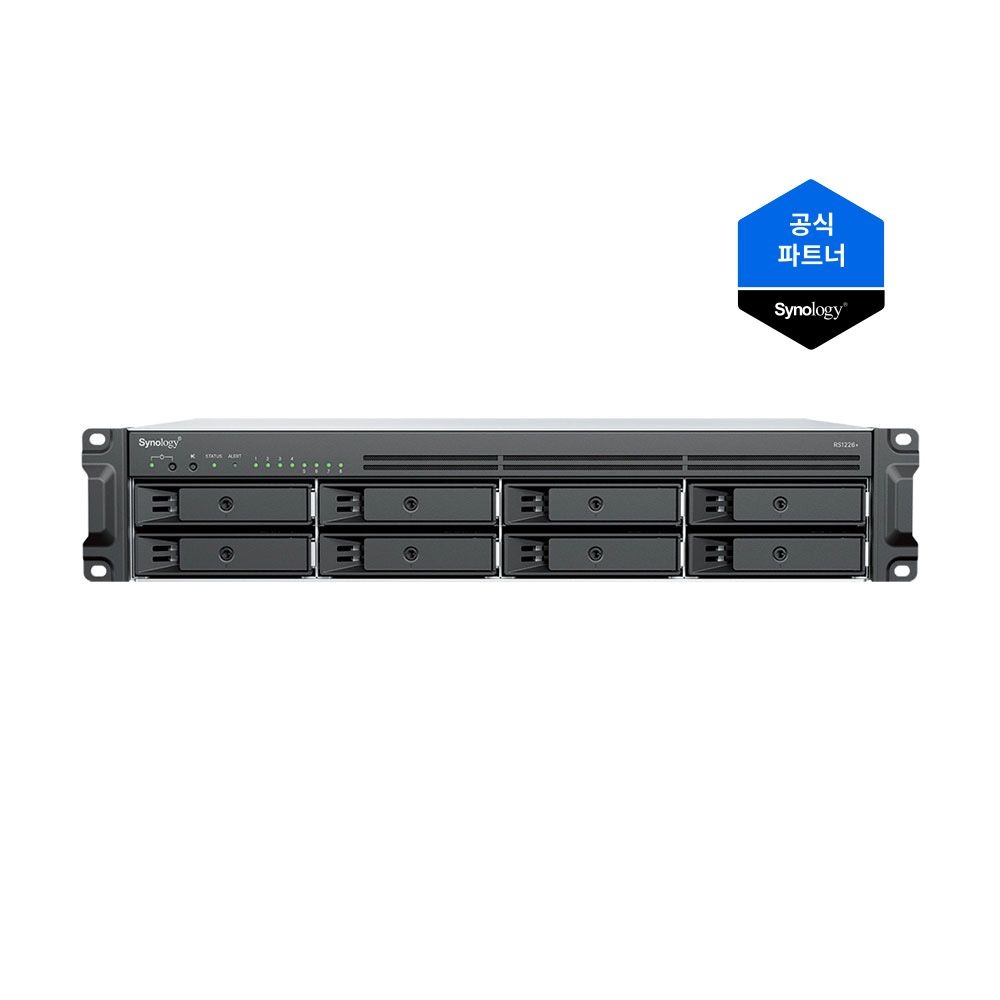 시놀로지 RS1226RP+ [30TB] 6TBX5EA HAT3300 NAS HDD (초기 및 모든설정 무료원격지원)  NAS 서버 기업용 사무실 백업