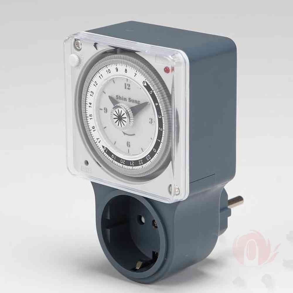 원포 타이머 기계식 SST-16C 콘센트형 전기타이머 타이머연결 자동타이머