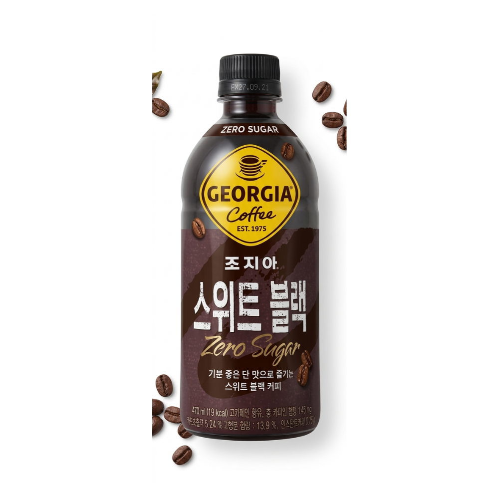 조지아 크래프트 스위트 블랙 470ml 24개