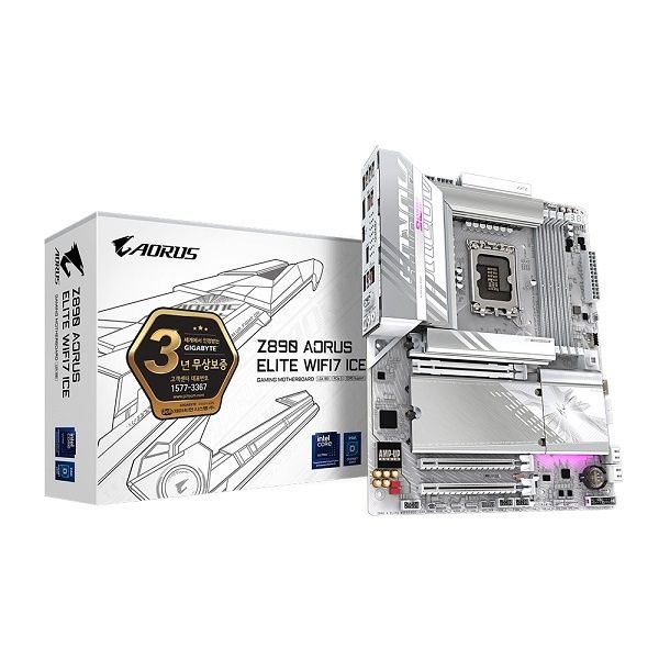 GIGABYTE Z890 AORUS ELITE WIFI7 ICE 제이씨현 인텔Z890ATX 4169241