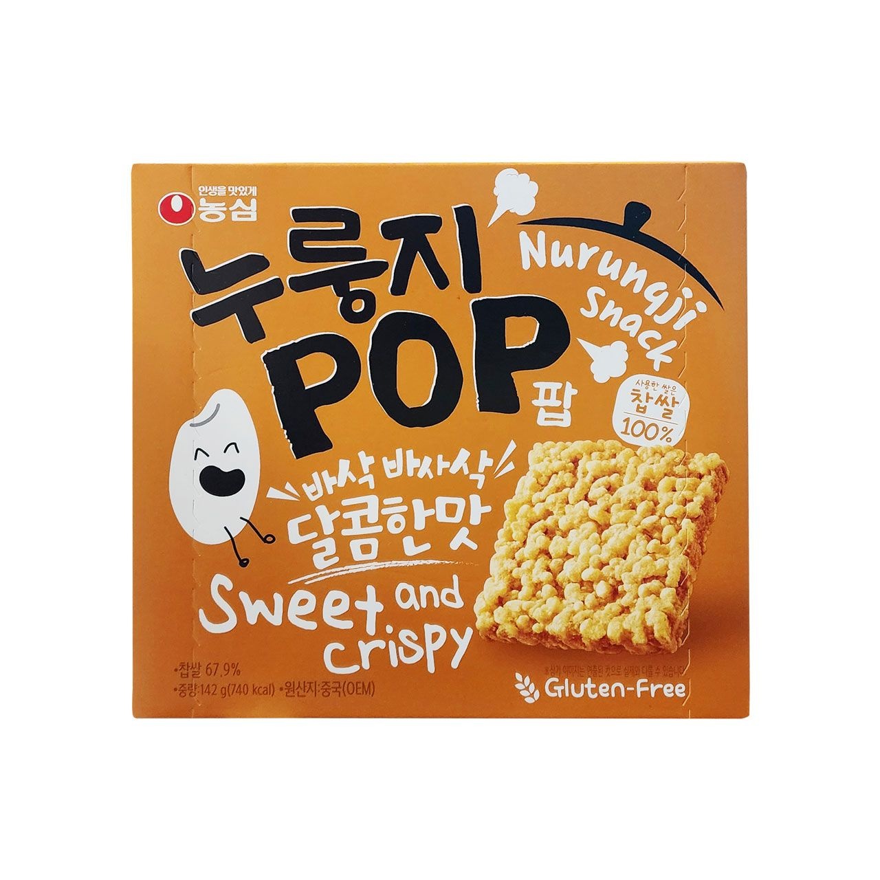 [온누리7%혜택] 농심 누룽지팝 142g