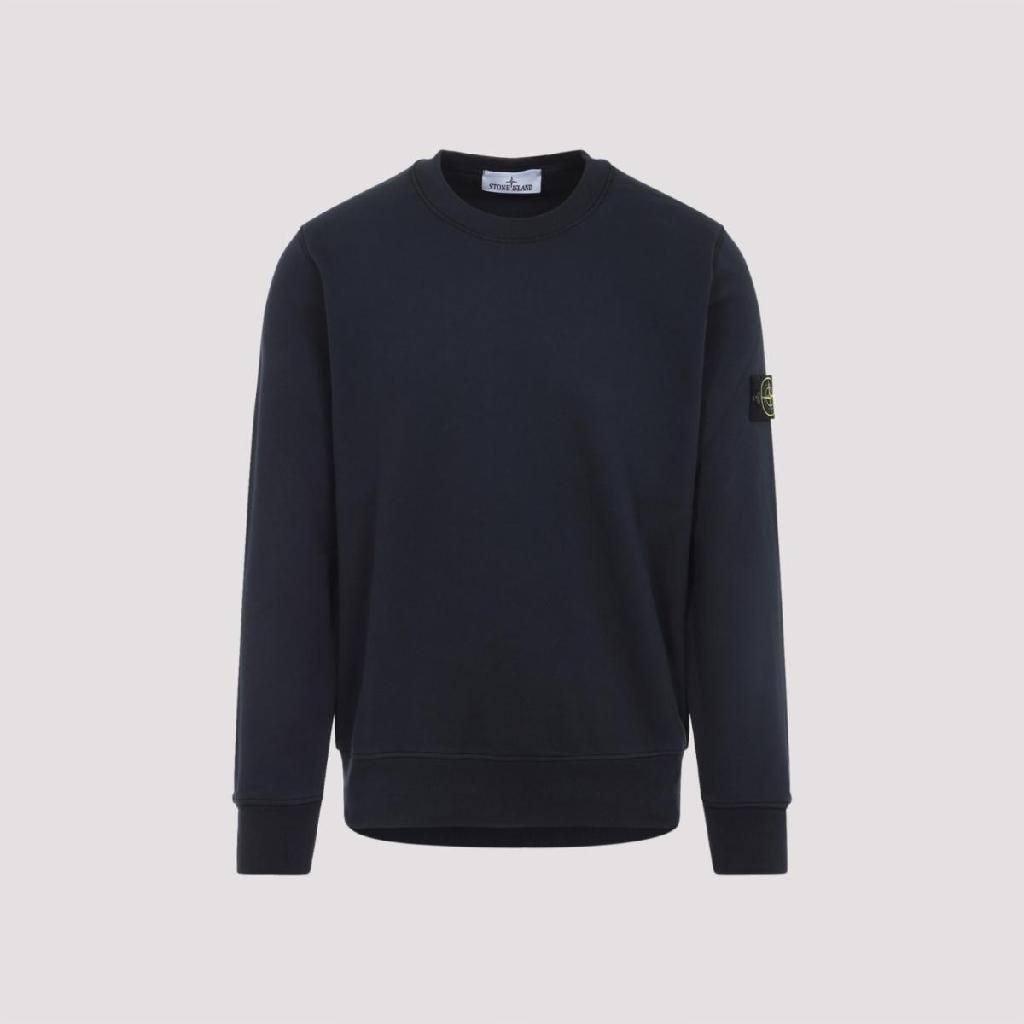 스톤아일랜드 스톤아일랜드 [D14]스톤아일랜드 60217V0020 NAVY BLUE Stone Island Cotton Sweatshirt 남성 맨투맨 후드 스웨트셔츠 집업