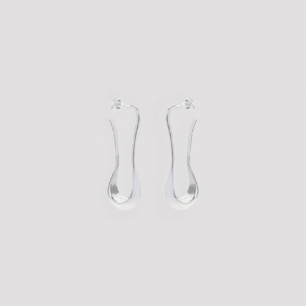 르메르 [D14]르메르 60348BK927 SILVER Lemaire Short Drop Earrings 여성 귀걸이 팔찌 목걸이 반지 브로치 악세사리