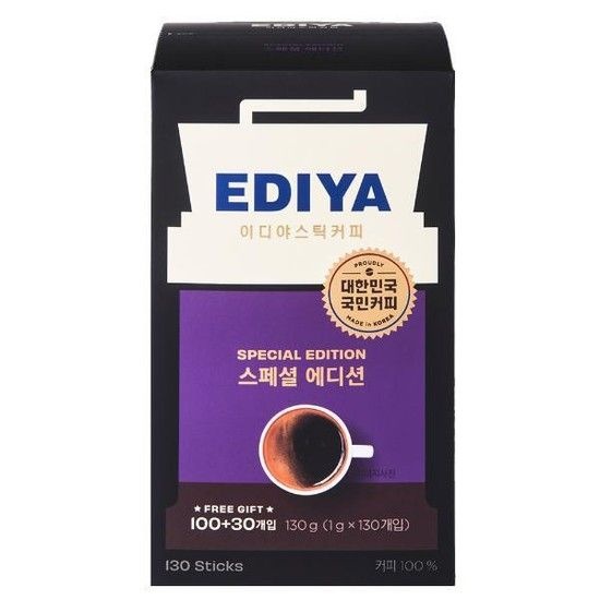 /오피스큐 이디야 비니스트 스페셜 블렌딩 아메리카노1.0gx100 30T
