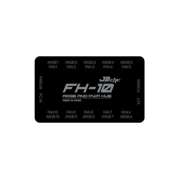JBCNC FH-10 ARGB AND PWM HUB (블랙)