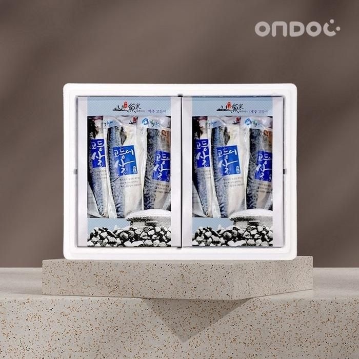 [온도씨]제주 고등어 선물세트 1호 (고등어살 대 10팩/총800g 내외)