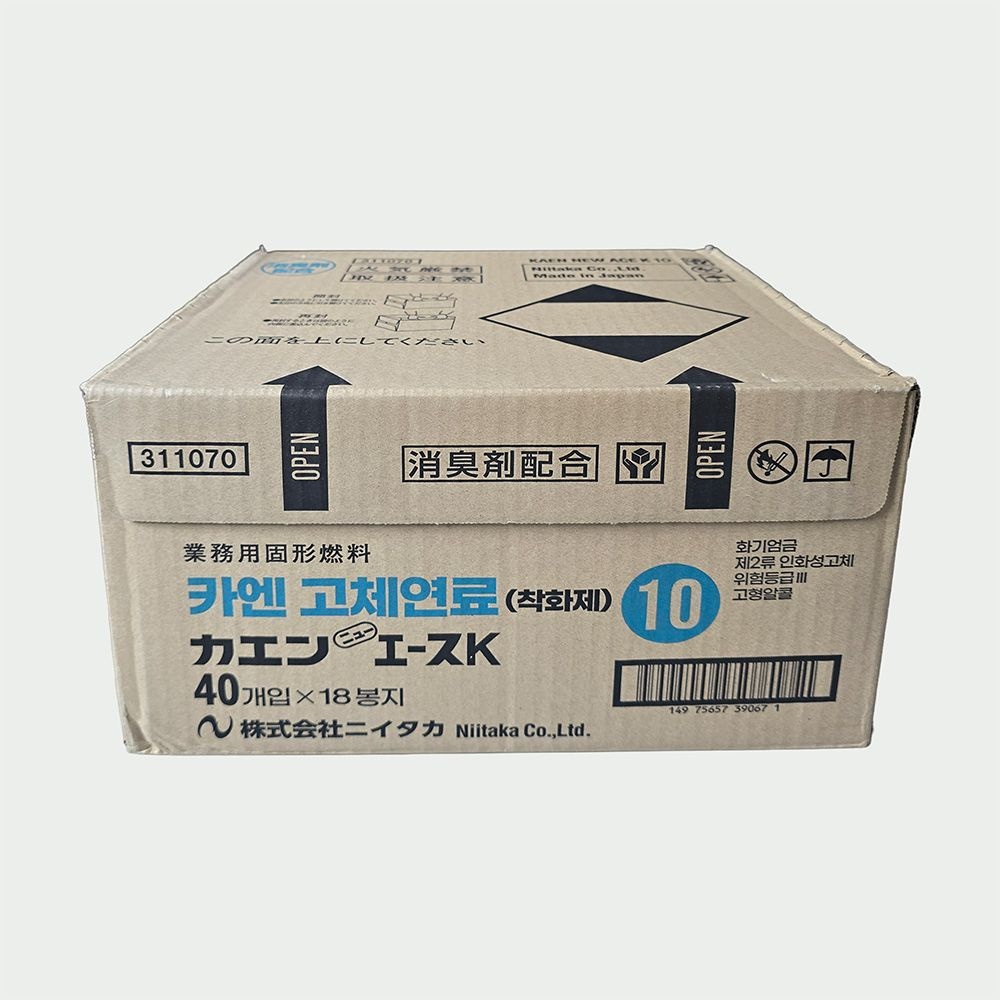 1박스 일본 카엔 고체연료 10g 720개