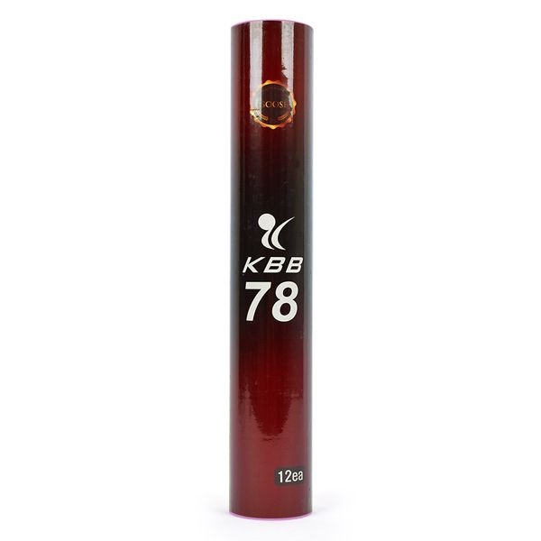 케이비비 KBB 78 셔틀콕 배드민턴공 거위 깃털 동호인 클럽 게임용
