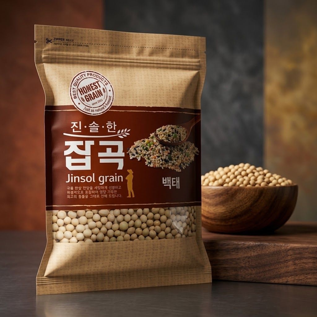 진솔그레인 백태 국산 두유 25년산 메주콩 콩국수콩 2kg