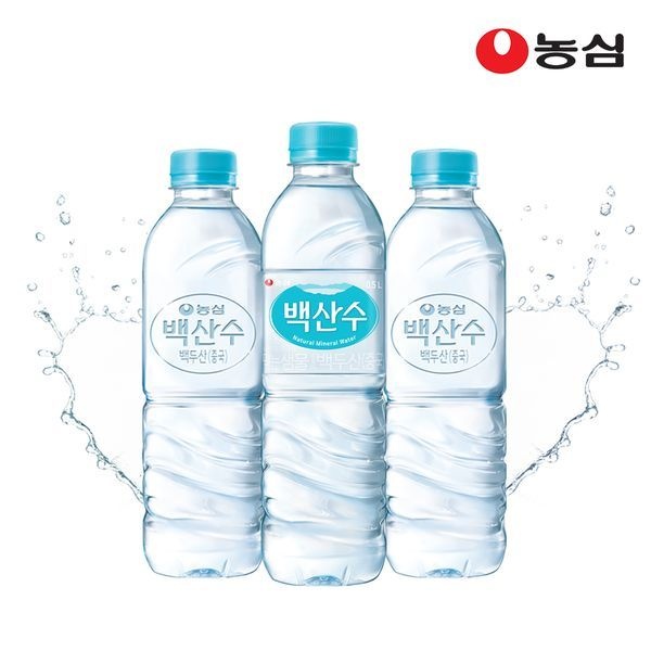 [하프클럽]농심 백산수 500ml 유라벨 20병 + 무라벨 20병