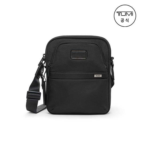 [TUMI KOREA] 알파 미디엄 크로스백 블랙_02203110D4